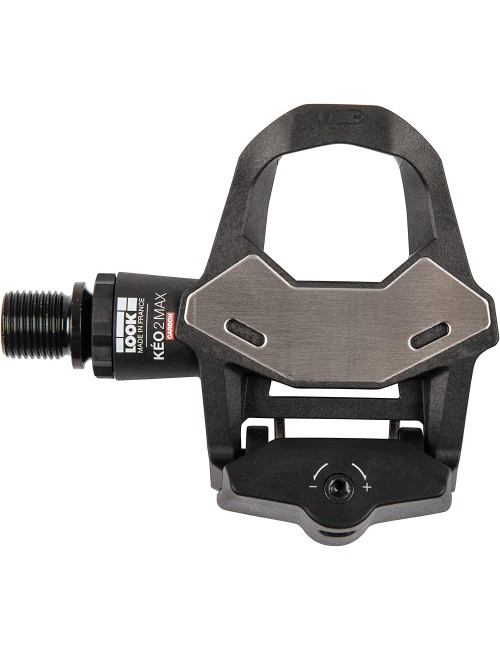 LOOK Cycle - KEO 2 Max Bike Pedals - Large 500mm² Contact Area - Full Power Transfer - Ultra Lightweight Pedals - Adjustable