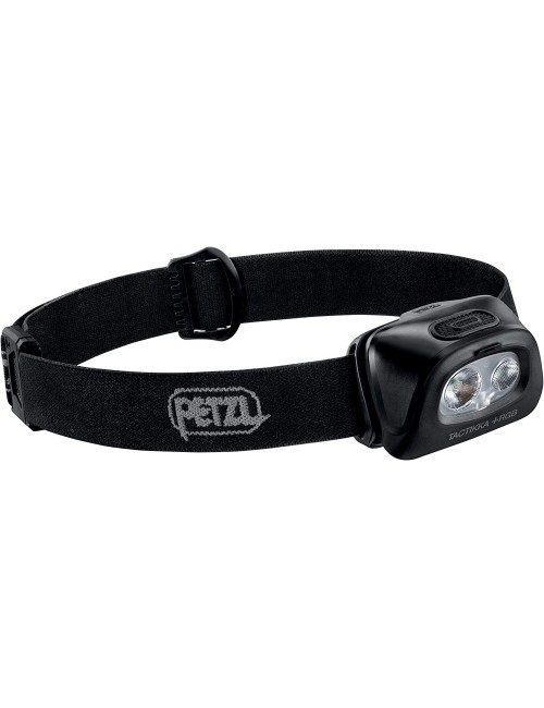 Petzl TACTIKKA +RGB Headlamp - Compact and Powerful 350 Lumen Headlamp, for Hunting and Fishing with White or Red Lighting -