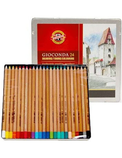 KOH-I-NOOR Artist's Soft Pastel Pencils (Set of 24)