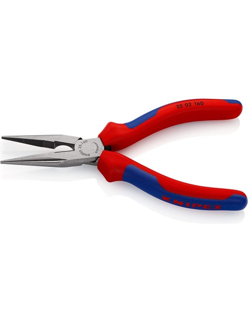 Knipex - Long Nose Pliers w/Cutter, Multi-Component (25 02 160)