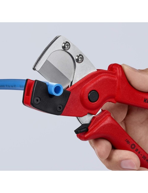 KNIPEX Tools - Pipe Cutter for Flexible Pipes & Hoses (9020185)