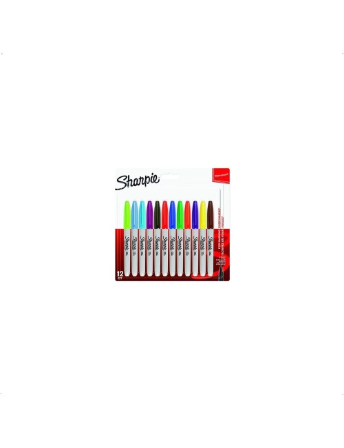Sharpie Permanent Markers | Fine Point | Assorted Fun Colours | 18 Count