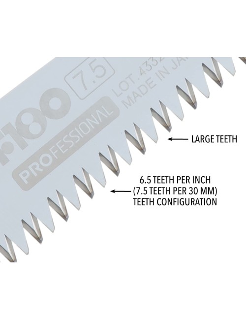 Silky Professional F180 180mm Folding Saw Large Teeth (143-18)