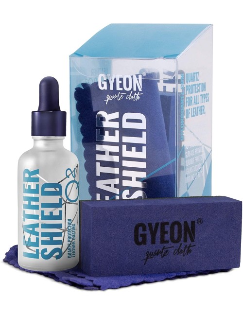 GYEON Quartz LeatherShield 50ml - Advanced Sio2 Ceramic Coating for Leather - All types of Natural Leather and Vegan Leather