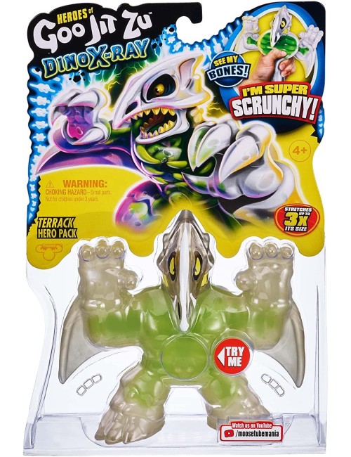 Heroes of Goo Jit Zu Dino X-Ray Hero Pack, Action Figure - Shredz The Spinosaurus (41189)