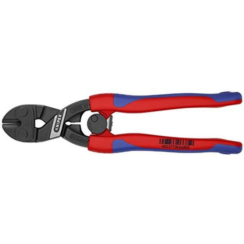 KNIPEX - 7112200 Tools 71 12 200, Comfort Grip High Leverage Cobolt Cutters with Opening Lock and Spring