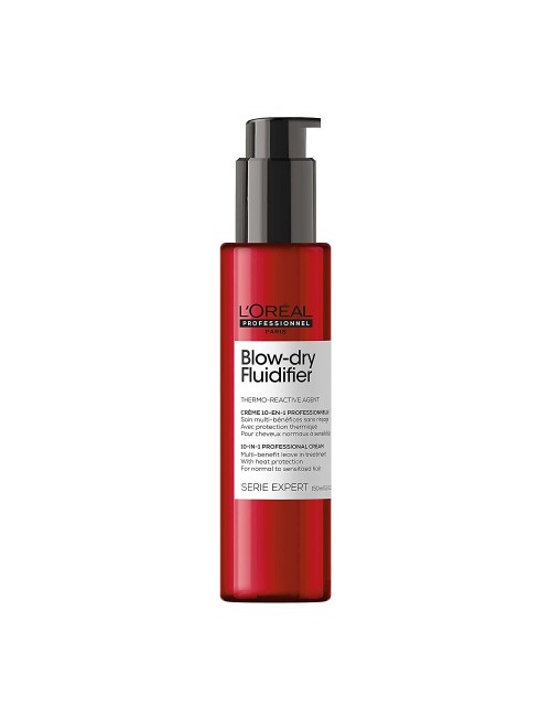 L’Oreal Professionnel Fluidifier Heat Protectant | For All Hair Types | Multi-Benefit Leave-In Treatment | For a Long-Lasting
