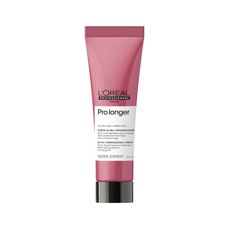 LOreal Professionnel Pro Longer Heat Protectant Cream | For Thinned Hair | Fills and Visibly Reduces Appearance of Split Ends|