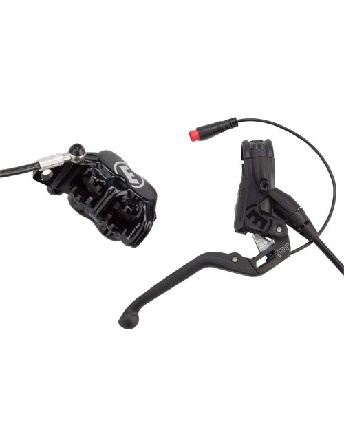 Magura Unisex_Adult MT5e Scheibenbremse VR/HR Ausführung Schalter: HIGO-Schliesser Bicycle Brake, Black, One Size