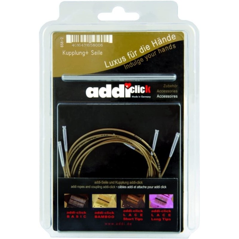 Addi Click Cords and Connector, Set of 3 Addi - 1