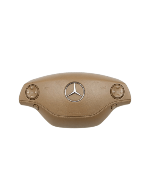 Mercedes Benz W221 C216 S Class Steering Wheel Driver Parts Beige Leather