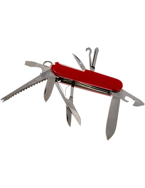 Victorinox 1.4733.72 Fisherman Red 91mm A Trusty Fishing Trip Essential in VX Red 3.6 inches