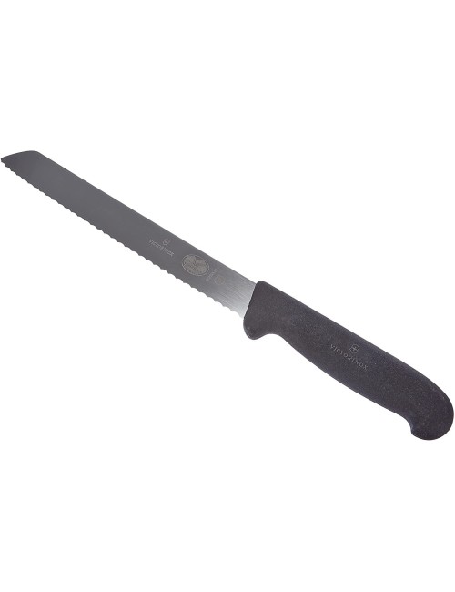 Victorinox Fibrox 8-Inch Serrated Bread Knife with Black Handle
