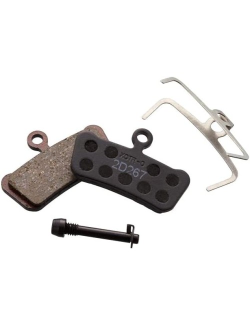SRAM Disc Brake Pads - Organic Compound, Steel Backed, Powerful, For Trail, Guide, and G2