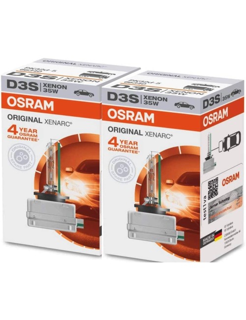 Osram 66340HBI Xenarc 35W D3S PK32D-5 4600K HID Xenon Light Bulb (2 Pack)