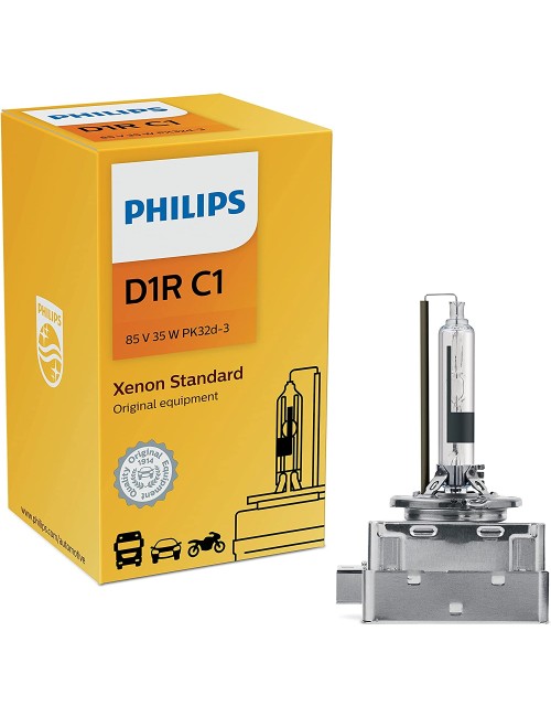 Philips D1S Standard Authentic Xenon HID Headlight Bulb, 1 Pack (85415C1)
