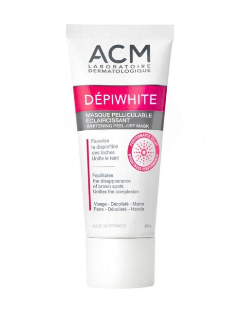 ACM Laboratoires DEPIWHITE Whitening Peel Off Mask 40ml. ELIMINATE BROWN SPOTS Skin Beauty Gift