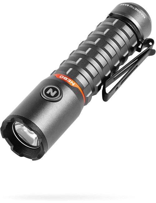 NEBO Redline Torchy 2K 2000 Lumen Pocket Flashlightfor EDC, Wireless USB Rechargeable LED Water & Impact Resistant for Camping,