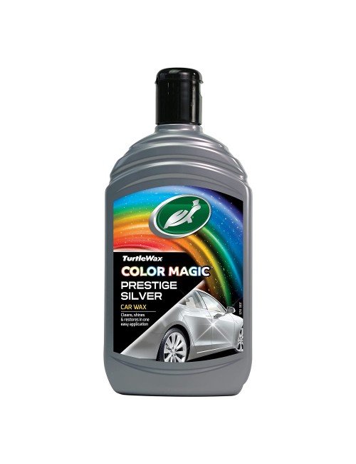 Turtle Wax 52710 Color Magic Car Paintwork Polish Restores Colour & Shine Silver 500ml