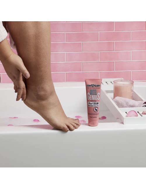 Soap & Glory Heel Genius Amazing Foot Cream, 4.2 oz - 2pc