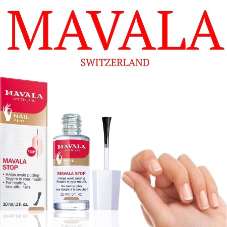 Mavala Stop Deterrent Nail Polish Treatment | Nail Care to Help Stop Putting Fingers In Your Mouth | Bitter Taste | Easy