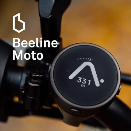 Beeline Moto GPS Computer - Black | Worldwide Route Planning | Weatherproof & 30 Hours Battery Life | USB Charging | Sat Nav for