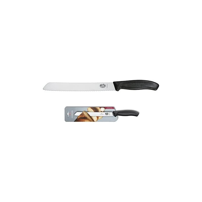 Victorinox Swiss Classic Bread Knife, Silver/Black