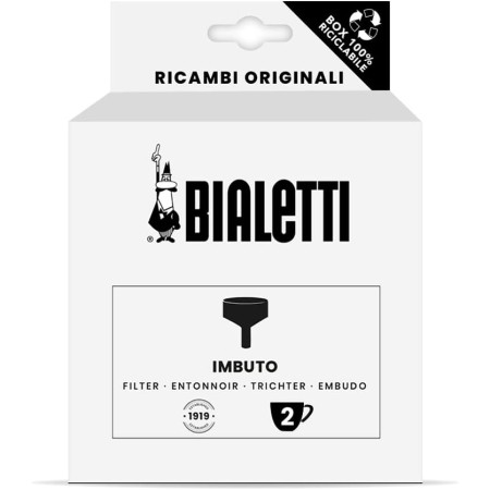 Bialetti Replacement Gasket and Filter Set (SS 2 Cup)