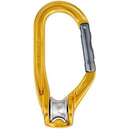 Petzl P74 Pulley Carabiner with Gate Opening On Side
