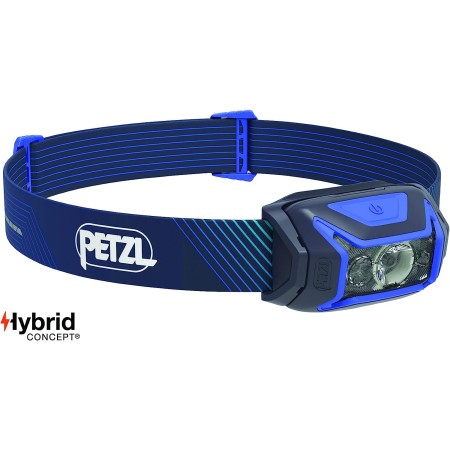 Petzl ACTIK CORE Headlamp - Powerful, Rechargeable 600 Lumen Light with Red Lighting for Hiking, Climbing, and Camping - Green