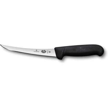 Victorinox 6 Inch Curved Fibrox Pro Boning Knife with Semi-Stiff Blade