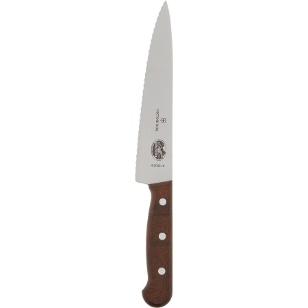Victorinox VIC-47027 Wood Chef's - Serrated 7½" Narrow Stiff Blade 1½" width at handle