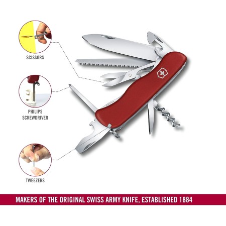 Victorinox Outrider Red Lockblade Swiss Army Knife