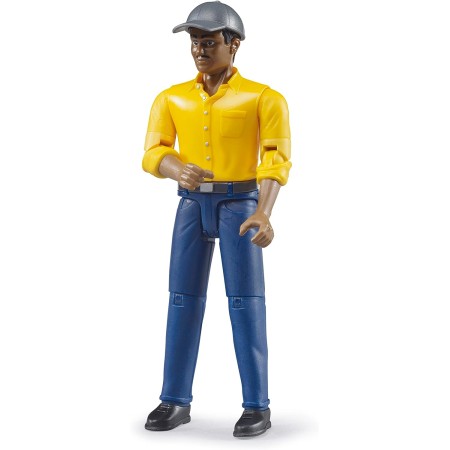 Bruder 60006 bworld Man with Light Skin/Blue Jeans Toy Figure