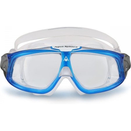 Aquasphere Unisex's Seal 2.0 Swimming Goggle, Light Blue & White/Clear Lens, One Size …