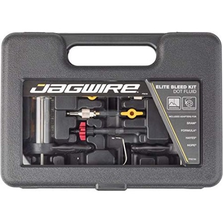 Jagwire - Elite Disc Brake Bleed Kit Bicycle Repair Tool | for DOT Fluid | Compatible with SRAM, Avid, Formula, Hayes, and Hope
