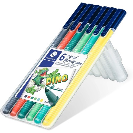 STAEDTLER 26 Triplus Fineliner Fiber Tip Color Pens for Adults Johanna Basford Edition, 26 colours