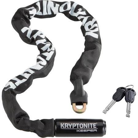 Kryptonite Keeper 785 Bike Chain Lock, 2.8 Feet Long Heavy Duty Anti-Theft Bicycle Chain Lock with Keys for Bike, Motorcycle,