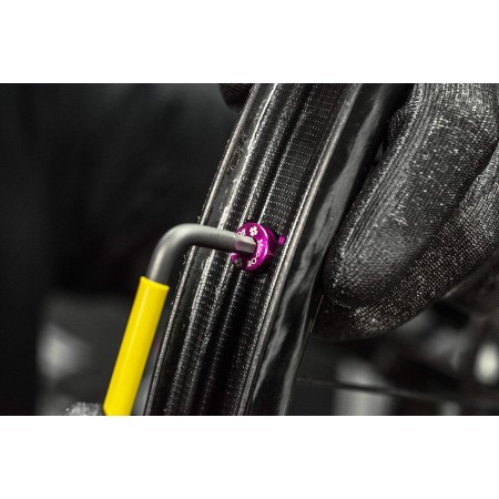 Muc Off 1051 Black Tubeless Presta Valves, 44mm - Premium No Leak Bicycle Valves with Integrated Valve Core Removal Tool