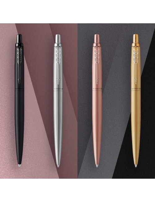Parker Jotter XL Ballpoint Pen | Monochrome Matte Rose Gold | Medium Point | Blue Ink | Gift Box