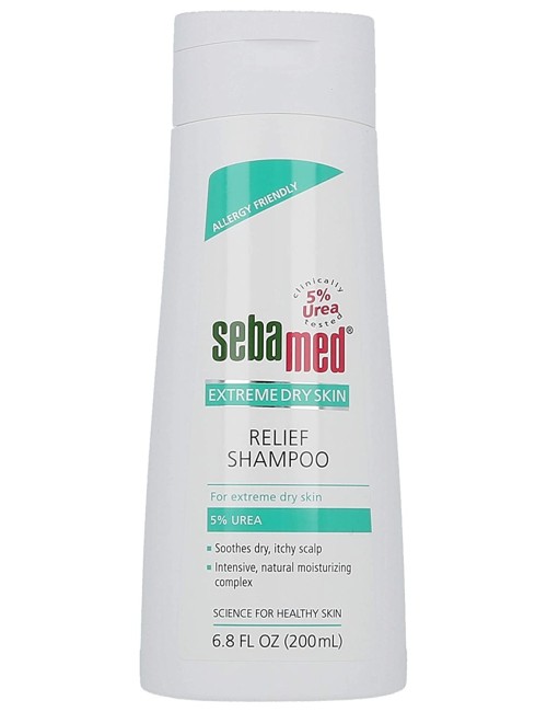 Sebamed Extreme Dry Skin Relief Shampoo 5% Urea - Perfect for Dry Scalp Dry Skin Eczema Psoriasis Dry Skin Oily Skin Shampoo Dry