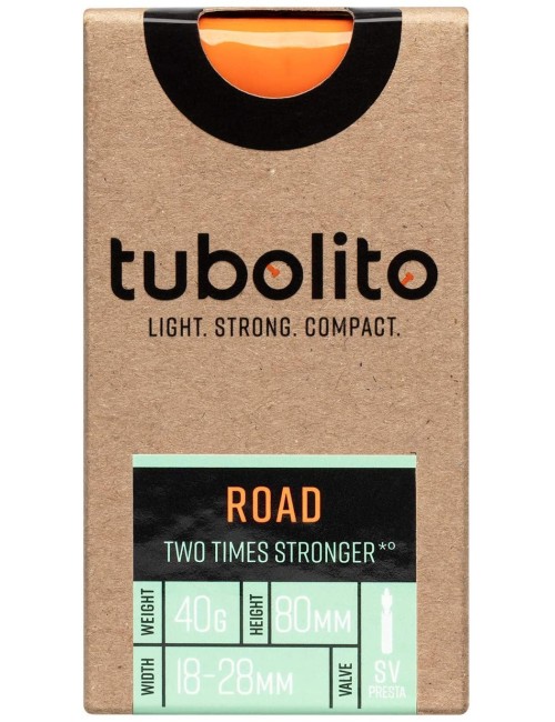 Tubolito Tubo Road 700 x 18-28mm Tube - 80mm Presta Valve