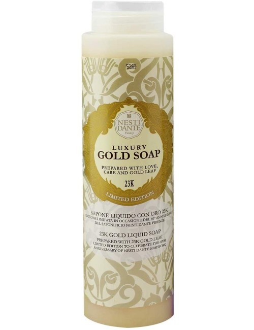 Nesti Dante Luxury Gold Soap 60th Anniversary Bath & Shower Gel 10.2oz/300ml