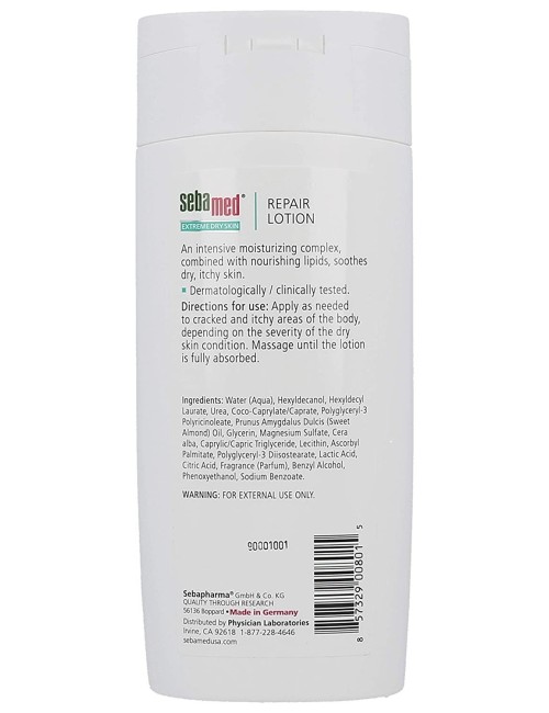 Sebamed Extreme Dry Skin Repair Advance Therapy Lotion with 10% Urea Perfect for Eczema Psoriasis Lotion Rough Dry Skin