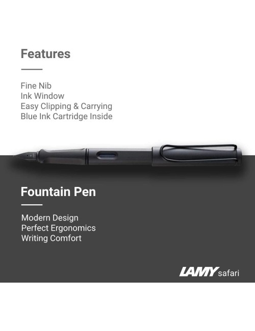 Boxiti Set - Lamy M63 Rollerball Refill Blue (Pack of 3) and Wipe