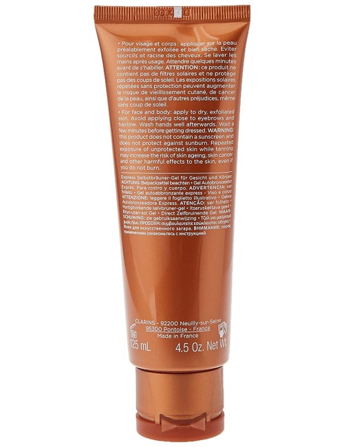 Clarins Self Tanning Instant Gel, Fresh and Non-Oily, 4.5 Ounce
