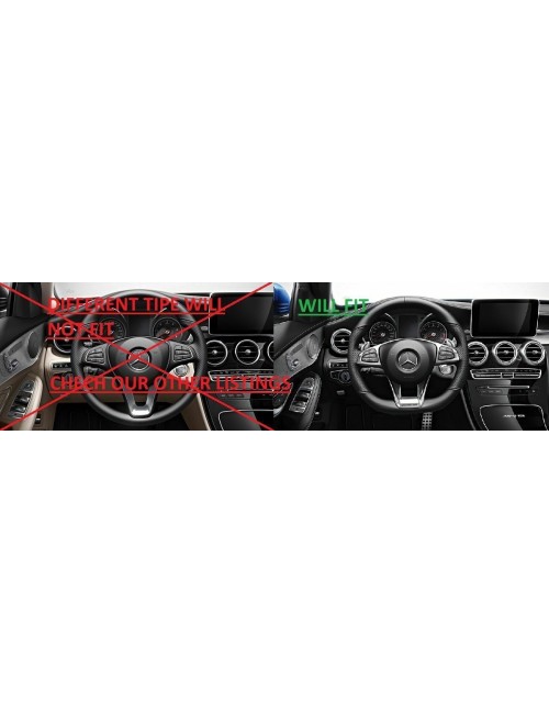 Mercedes Benz W176 W246 W205 AMG  C218 C117 Black Leather Driver Parts
