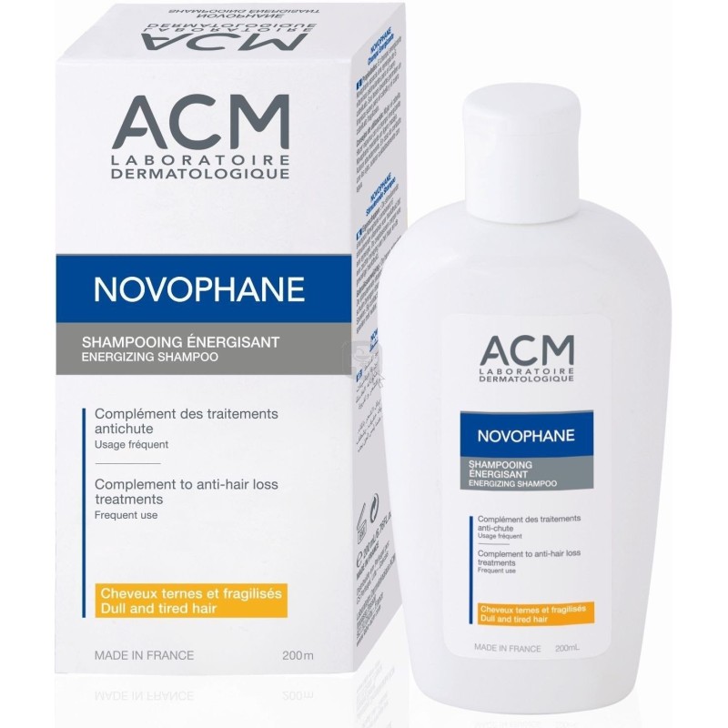 Acm laboratoire novophane energisant anti hair loss treatment shampoo 200ml Skin Beauty Gift