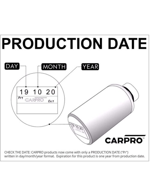 CARPRO Gliss V2-50ml Kit - Ceramic Coating - Hyper Smooth Hydrophobic Nano Top-Coat with Microfiber Applicators