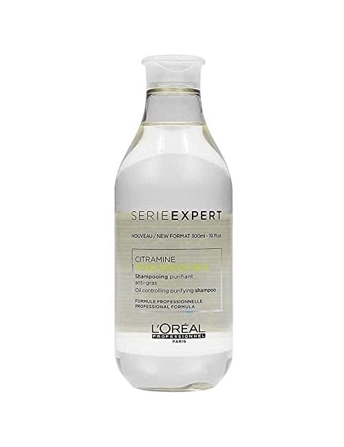 L'Oreal Paris Professionnel Serie Expert Pure Resource Citramine Oil Controlling Purifying Shampoo, Fresh, 10.1 Ounce